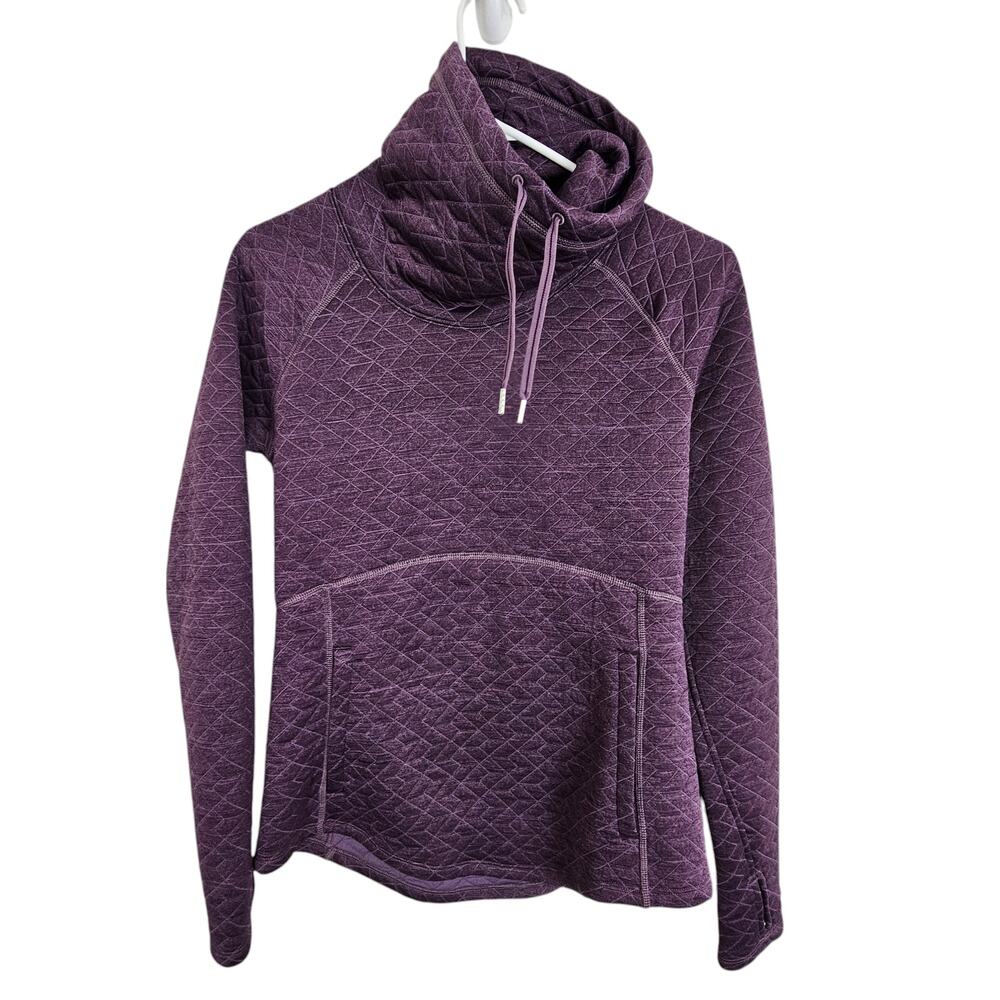 Marmot Sweatshirt Annie Pullover Sweatshirt Women S Purple Quilted Sweatshirt